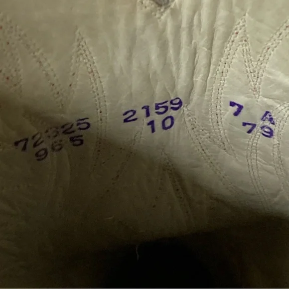 Ralph Lauren Lucchese Red Black leather Cowboy Western Boots vintage inlay 7 - Picture 10 of 16